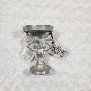 Halloween fall seasonal candle holder spooky bat